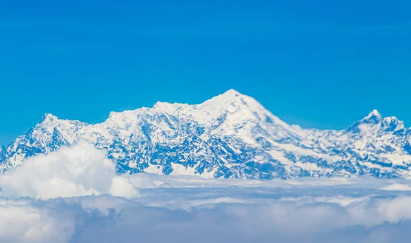 Mount Everest Himalajach 8848 Wysokości Najwyższa Góra Ziemi Siedem Szczytów — Zdjęcie stockowe