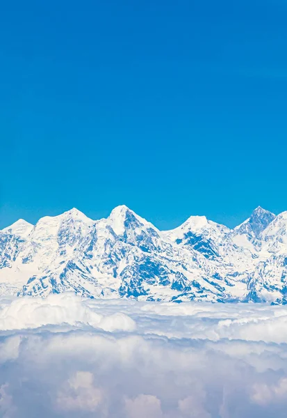 Mount Everest Himalajach 8848 Wysokości Najwyższa Góra Ziemi Siedem Szczytów — Zdjęcie stockowe