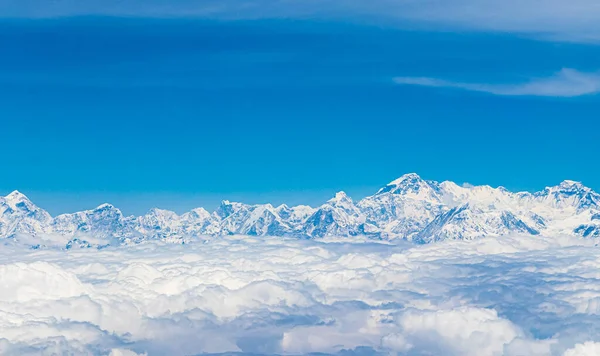 Mount Everest Himalajach 8848 Wysokości Najwyższa Góra Ziemi Siedem Szczytów — Zdjęcie stockowe