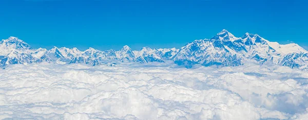 Himalayalar Daki Everest Dağı 8848 Metre Yüksekliğinde Dünyanın Yüksek Dağı — Stok fotoğraf
