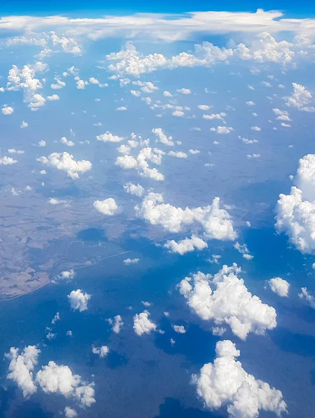 Flying Beautiful Clouds Countryside Thailand — Stock Photo, Image