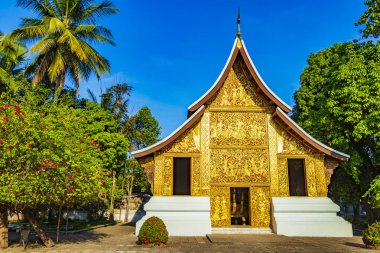 Wat Xieng Thong Budist tapınağı Luang Prabang Laos 'un en iyi tapınakları.