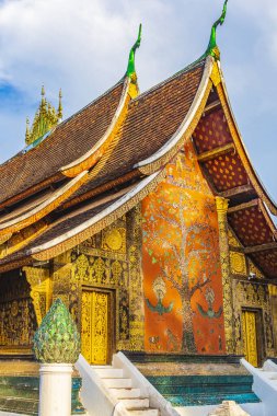 Wat Xieng Thong Budist tapınağı Luang Prabang Laos 'un en iyi tapınakları.