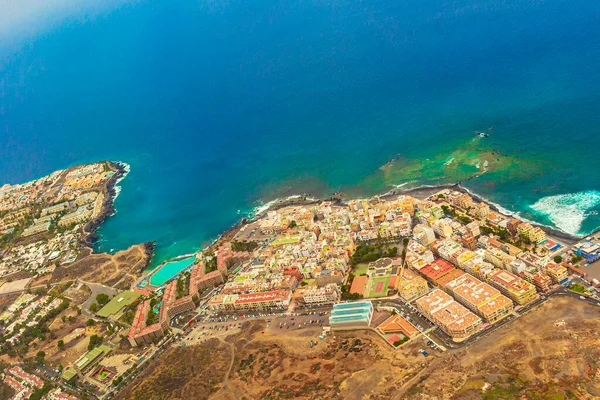 Panoramablick Auf Strände Küsten Und Buchten Der Spanischen Kanareninsel Teneriffa — Stockfoto