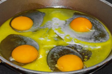 Yumurta kızart ve sabah tavada yumurta yap..