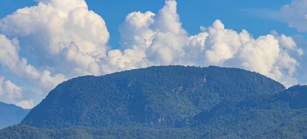 Panorama Del Paisaje Montañoso Ciudad Luang Prabang Laos — Foto de Stock