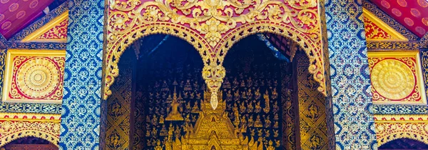 Wat Xieng Thong Boeddhistische Tempel Van Gouden Stad Van Beste — Stockfoto