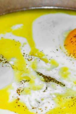 Yumurta kızart ve sabah tavada yumurta yap..