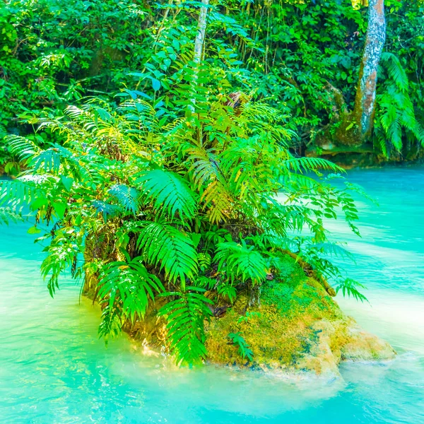 Найкрасивіші Водоспади Світу Бірюзовий Водоспад Куанг Луанґпхабанґ Лаосі — стокове фото