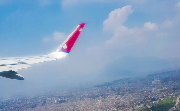 Nepál Káthmándú21 Mai 2018 Kathmandu Nepál Město Nepál Letecké Křídlo — Stock fotografie