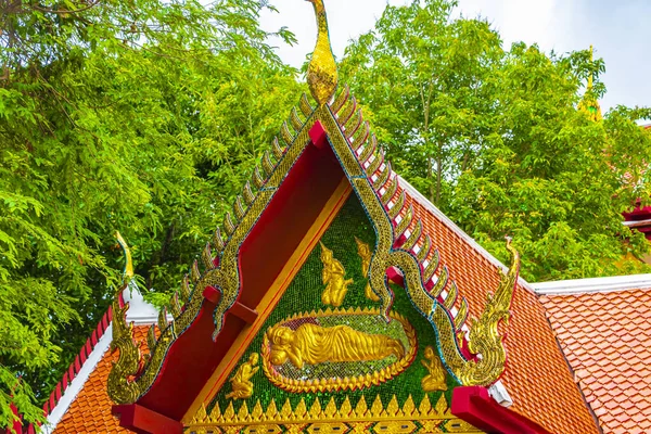 Bela Colorido Wat Phra Yai Templo Budista Koh Samui Ilha — Fotografia de Stock