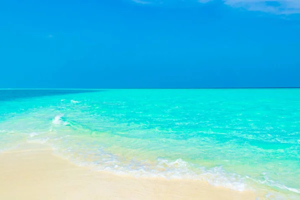 Gradient Couleur Aux Îles Banc Sable Madivaru Finolhu Dans Atoll — Photo