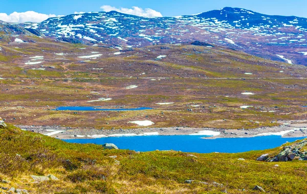 Fantastisk Vavatn Sjö Panorama Grov Landskap Utsikt Stenar Och Berg — Stockfoto