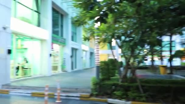 Μπανγκόκ Ταϊλάνδη Mai 2018 Κίτρινο Σπορ Αυτοκίνητο Σταθμευμένο Στην Μπανγκόκ — Αρχείο Βίντεο