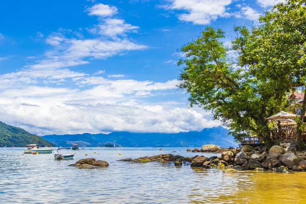 Gran Isla Tropical Ilha Grande Abraao Playa Angra Dos Reis — Foto de Stock