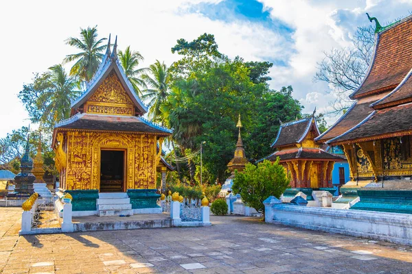 Wat Xieng Thong Templo Budista Cidade Dourada Dos Melhores Templos — Fotografia de Stock