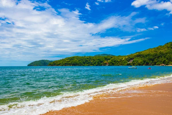 Die Große Tropische Insel Ilha Grande Praia Palmas Angra Dos — Stockfoto