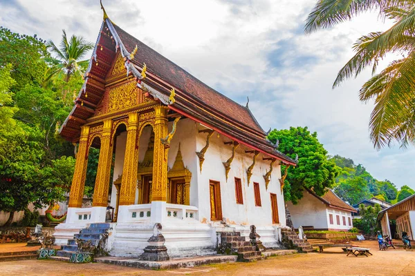 Wat Siphoutthabat Thippharam Templo Budista Velho Luang Prabang Laos — Fotografia de Stock