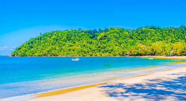 Tropisches Paradies Insel Koh Phayam Aow Yai Strand Landschaftspanorama Blick — Stockfoto