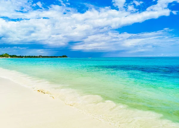 Spiaggia Tropicale Messicana Punta Esmeralda Playa Del Carmen Messico — Foto Stock