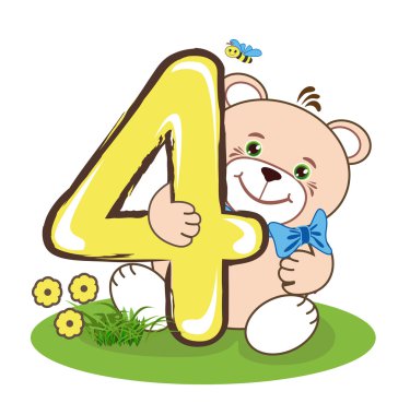 Dört numaralı ve neşeli ayı