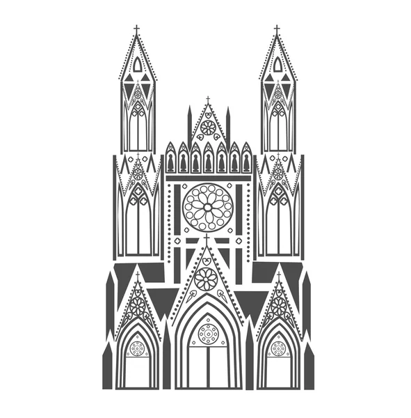 Catholic cathedral icon