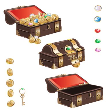 Hazine sandığı Set