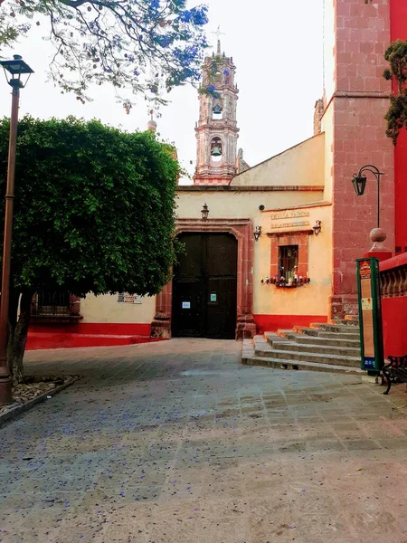 Casas Antigas Coloridas San Miguel Allende México — Fotografia de Stock