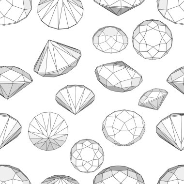 Vektör elmas tasarım unsurları ayarla