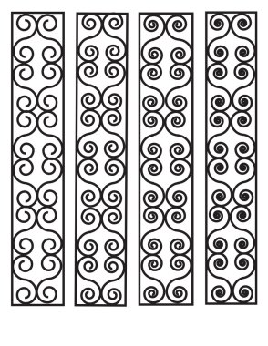 Düzensiz soyut ızgara desen