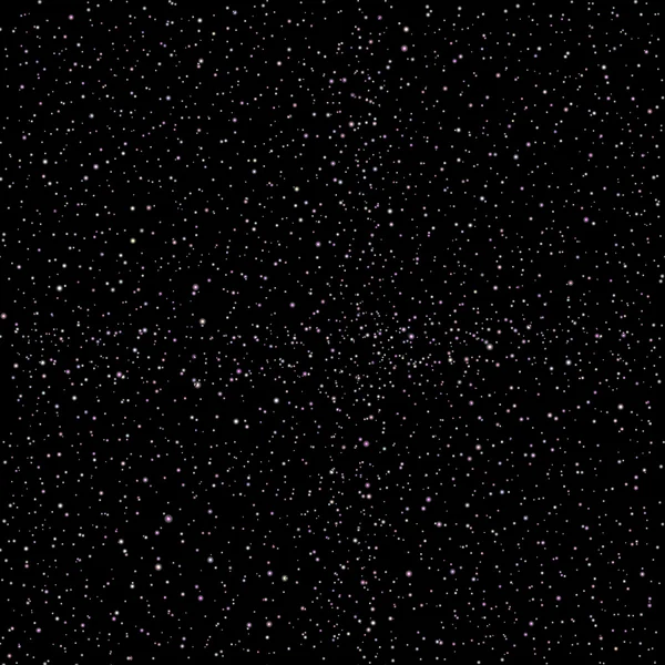 Bezešvé vektorový obraz noční oblohy s hvězdami — Stockový vektor