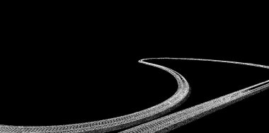 Tren vektör çizim.