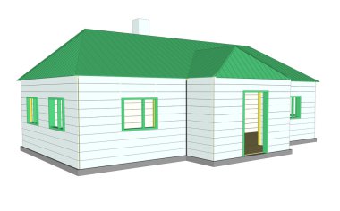 Küçük bir kasaba zarif eski, antik Caddesi.