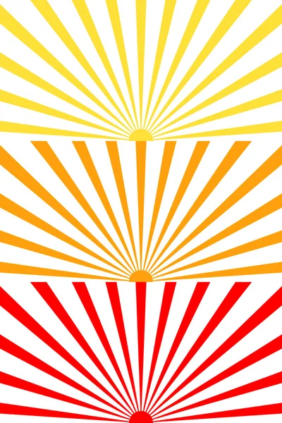 Sun Sunburst Pattern. Ilustración vectorial — Vector de stock