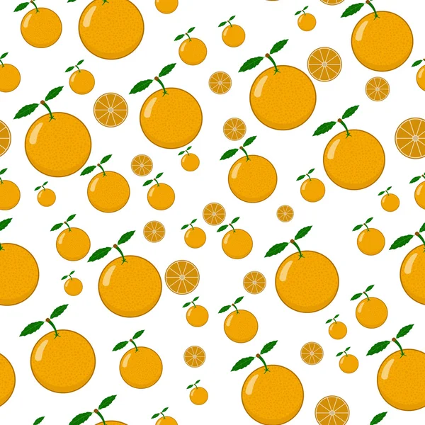 矢量无缝模式的橙色 — 图库矢量图片