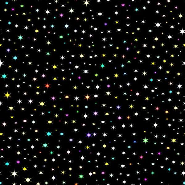 Космический фон, ночное небо и звезды — стоковый вектор