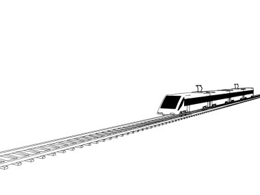 Tren anahat vektör