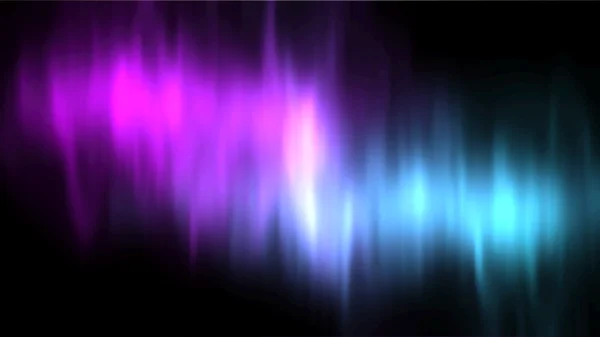 Vector aurora borealis Noorderlicht — Stockvector