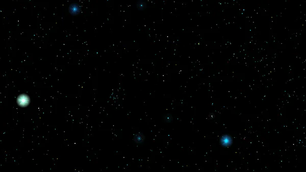 Vector Estrellas en el cielo nocturno. Ilustración de fondo — Vector de stock