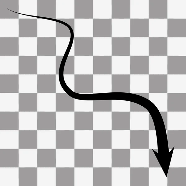 Icône flèche vers le bas — Image vectorielle