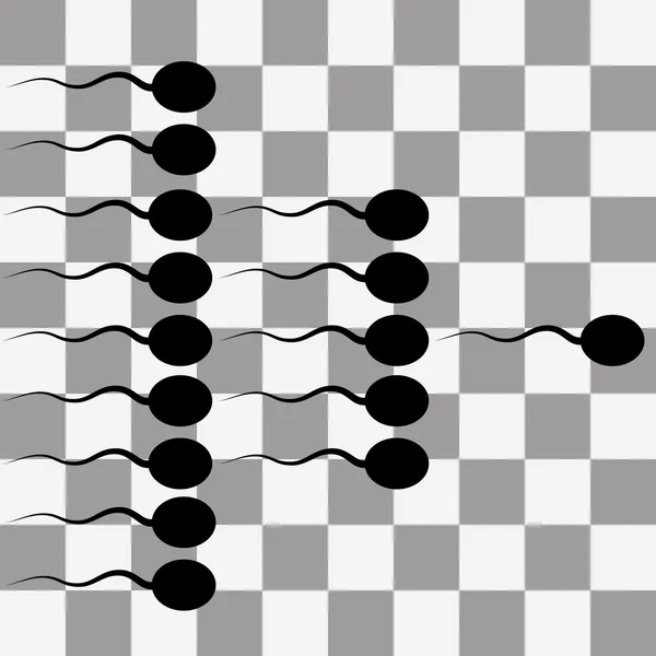 Icône de sperme vectoriel — Image vectorielle