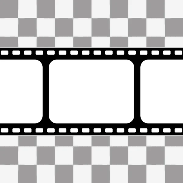 Bande de film vectoriel avec espace pour votre texte — Image vectorielle