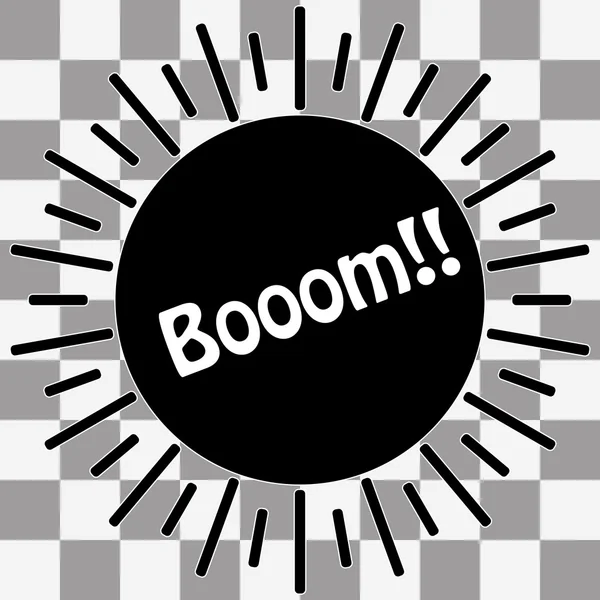 Boom Icon vector pe transparent — Vector de stoc