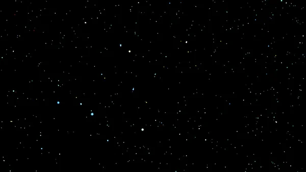 Cielo nocturno con estrellas brillantes. Vector — Vector de stock