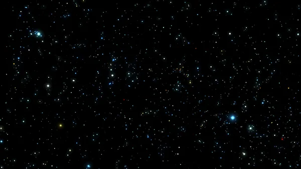 Cielo nocturno con estrellas brillantes. Vector — Vector de stock