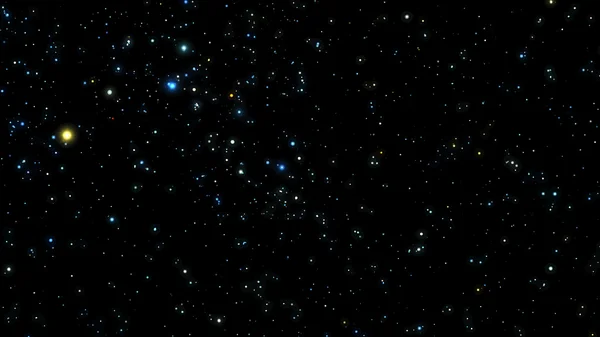 Cielo nocturno con estrellas brillantes. Vector — Vector de stock