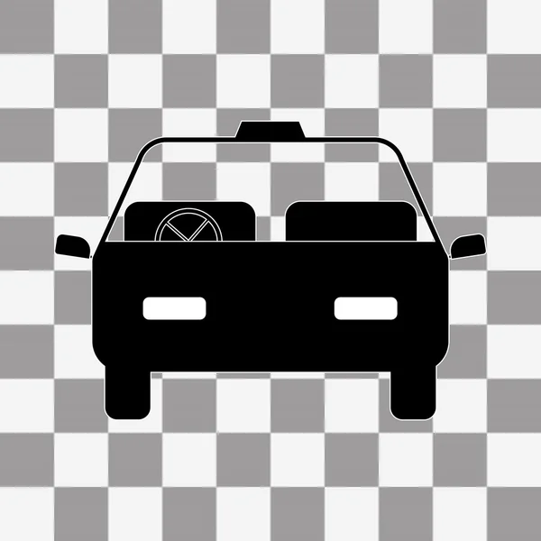 Icono del coche. vector en un transparente — Archivo Imágenes Vectoriales