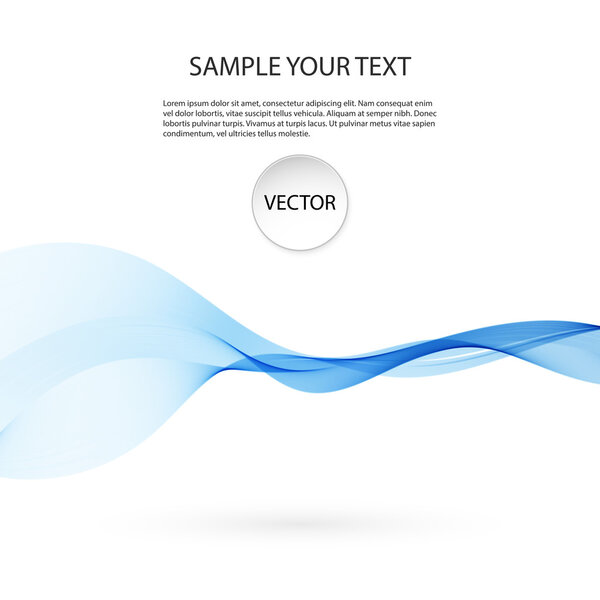 Abstract colorful background with wave, illustration, vector