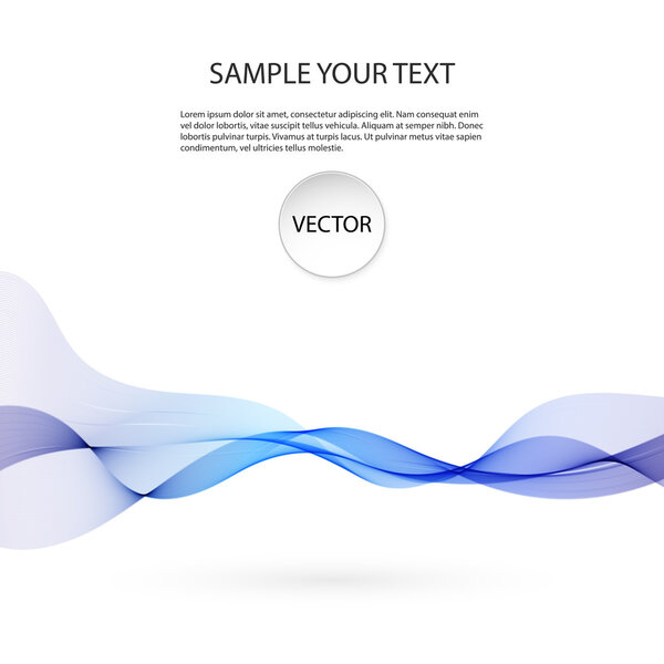 Abstract colorful background with wave, illustration, vector