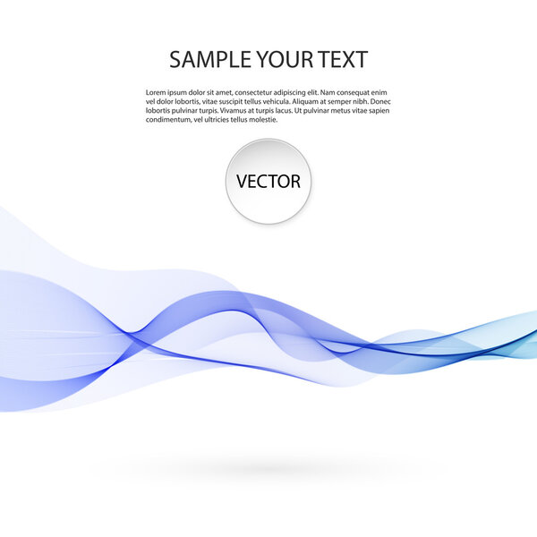 Abstract colorful background with wave, illustration, vector